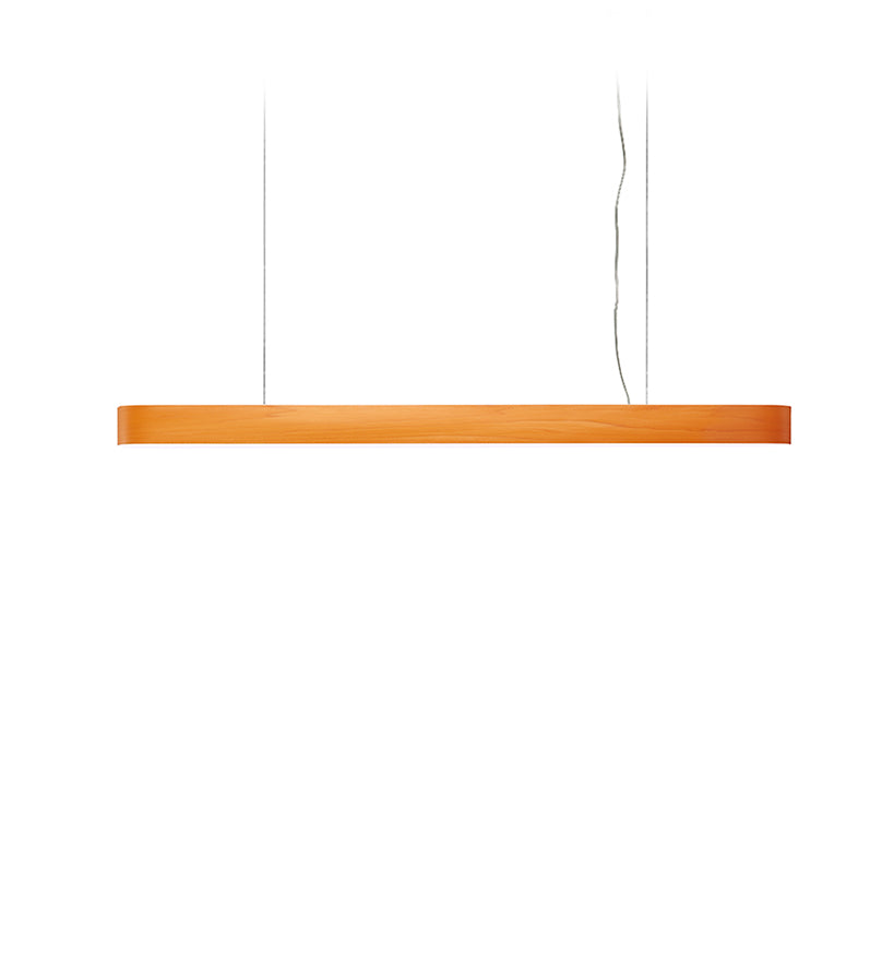 LZF I-Club Slim Pendelleuchte – Furnier Orange