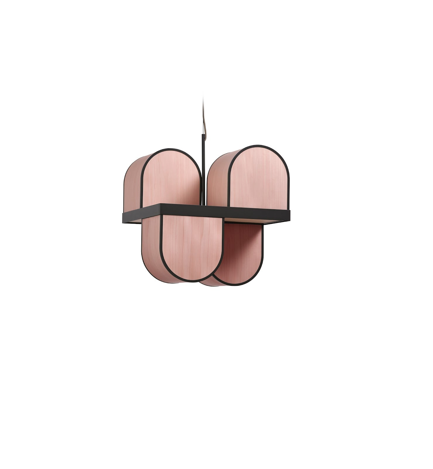 LZF Osca Small Pendelleuchte – Furnier Zartrosa