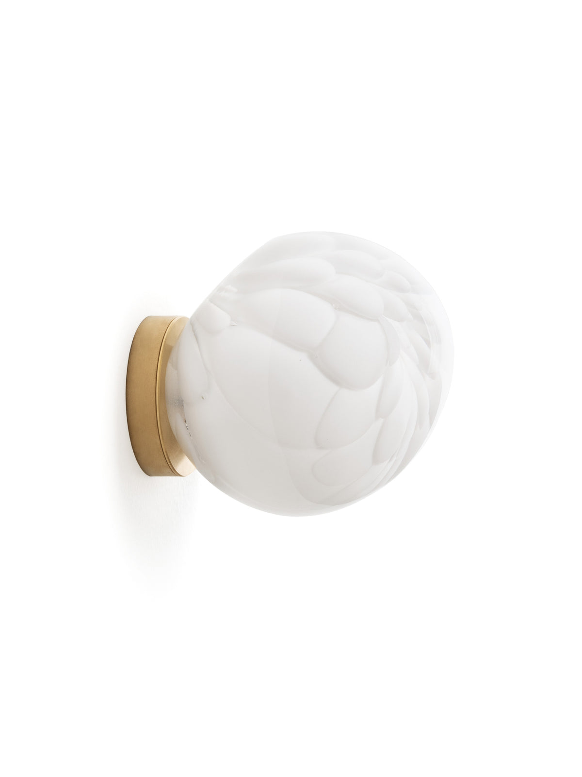 Bocci 118 Wand-/Deckenleuchte – 118s – 1 weiß Glas, Ø55 mm Montageplatte. IP55, 2700 K