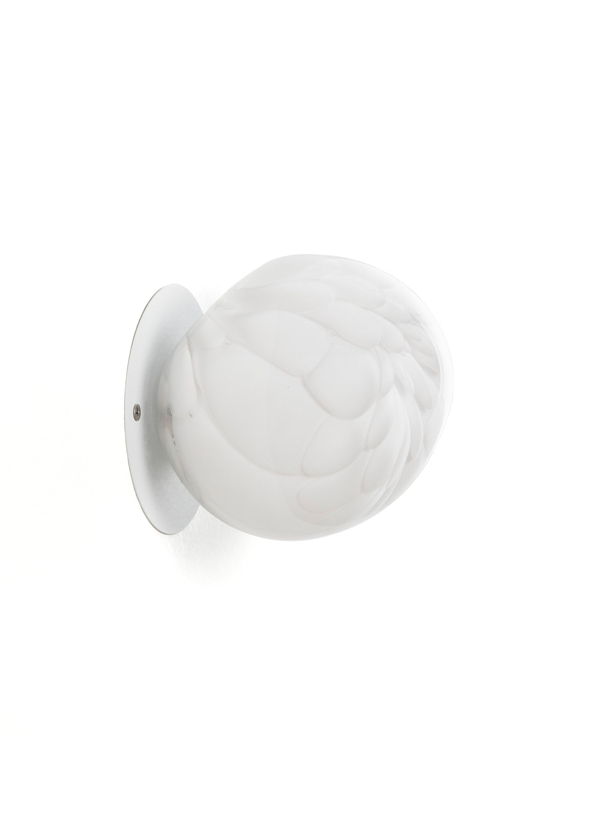 Bocci 118 Wand-/Deckenleuchte – 118sp – 1 weiß Glas, Ø115 mm Montageplatte. IP55, 2700 K