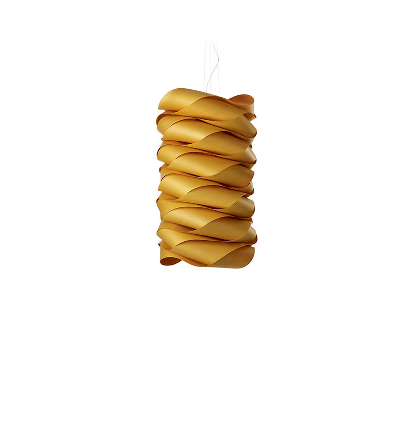 LZF Link Chain Pendelleuchte – Furnier Gelb