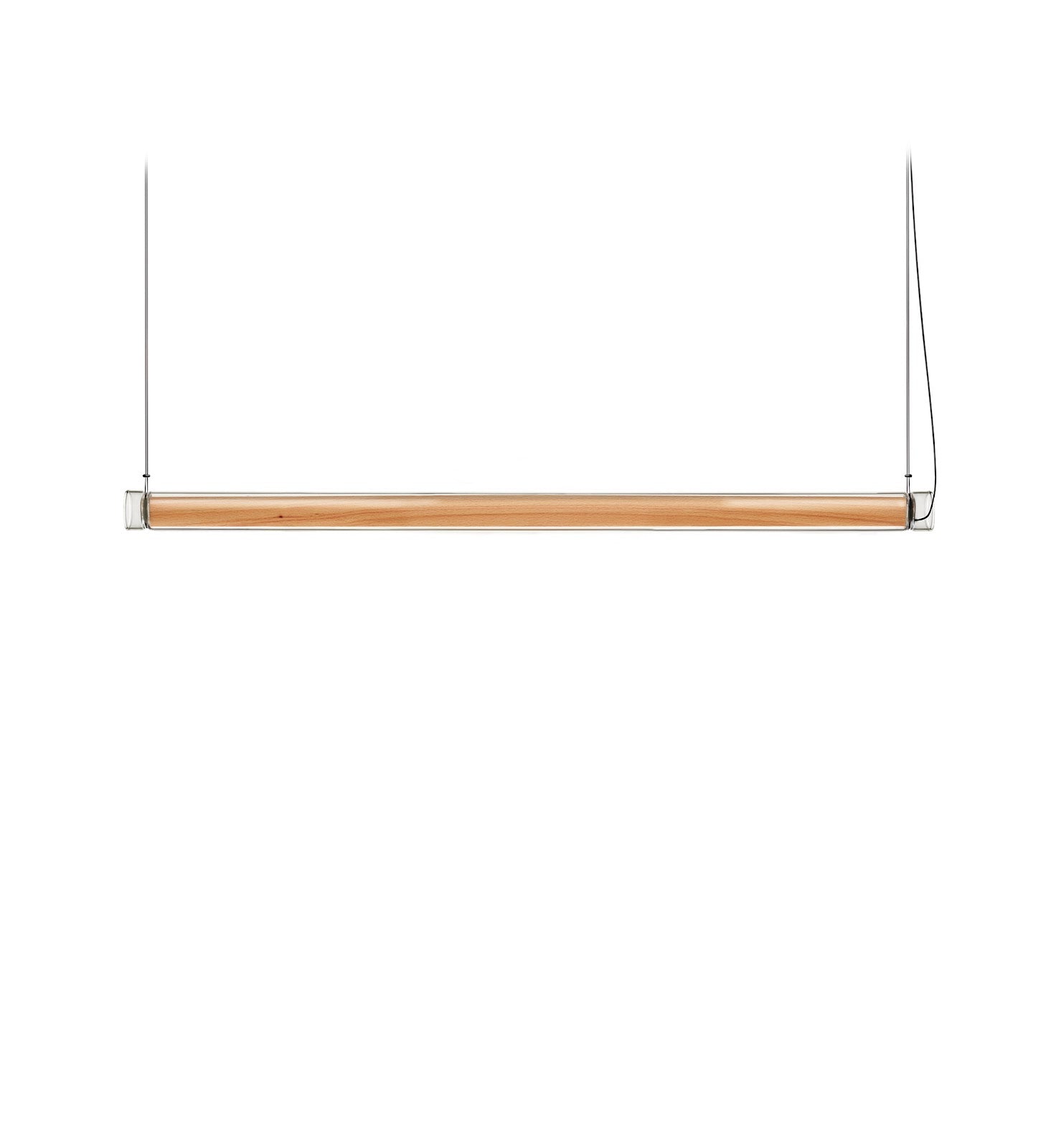 LZF Estela Horizontal Pendelleuchte – Furnier Buche natur