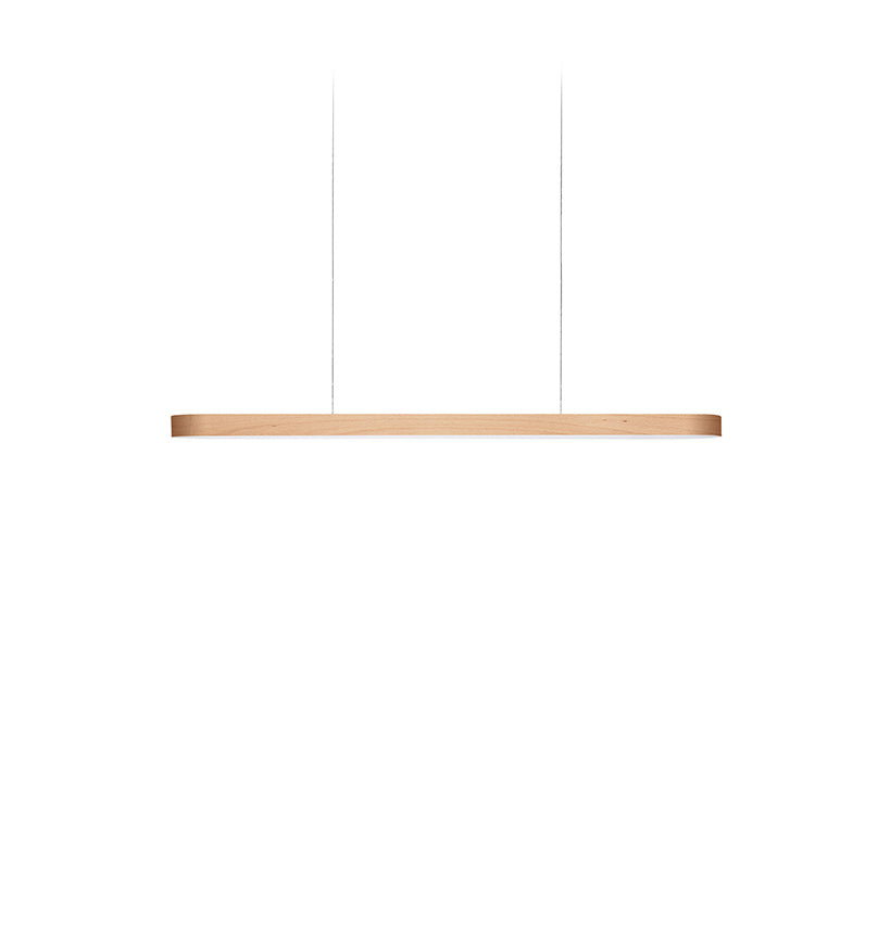 LZF I-Line Pendelleuchte – Furnier Buche natur