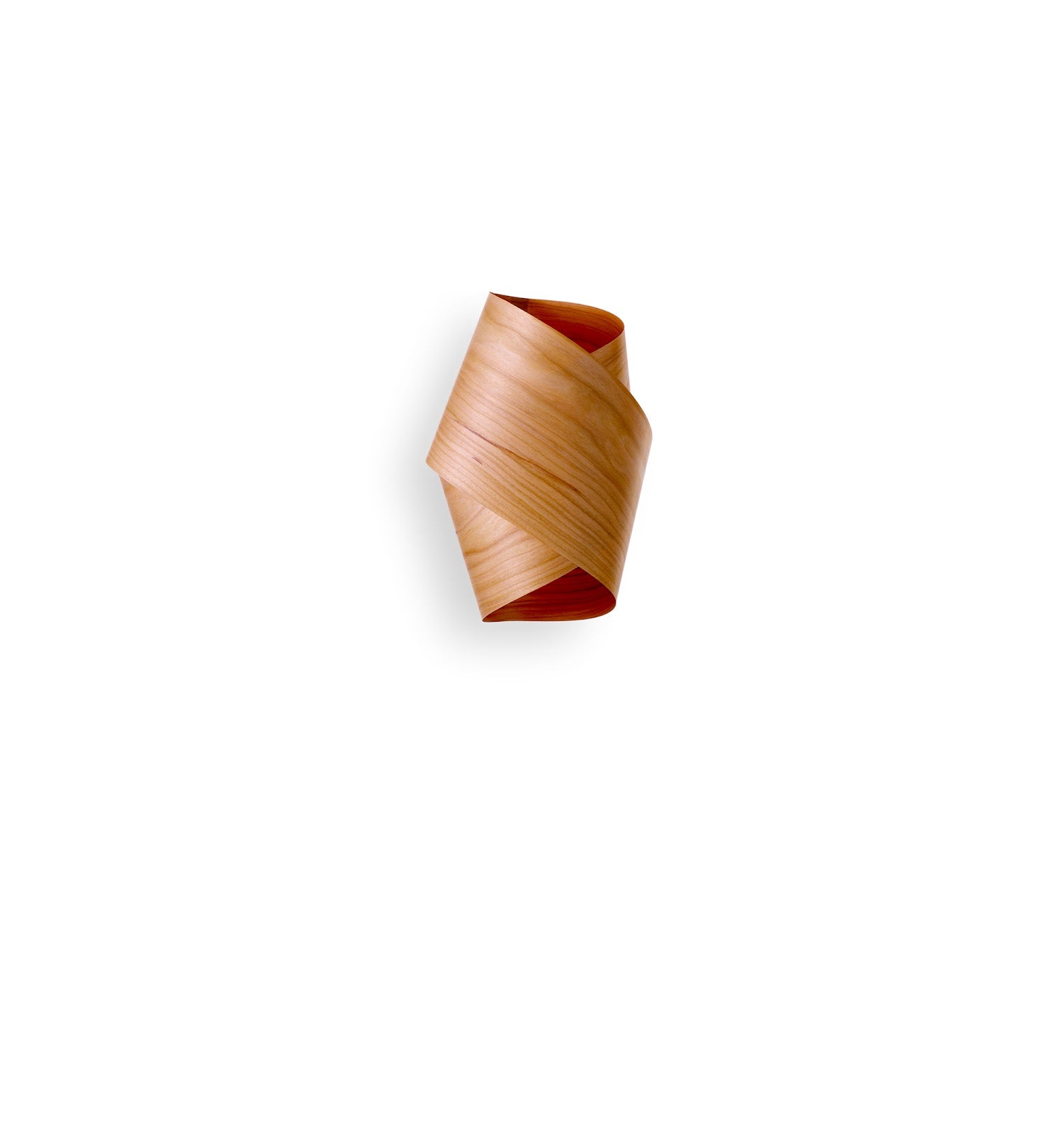 LZF Orbit Wandleuchte – Furnier Kirsche natur
