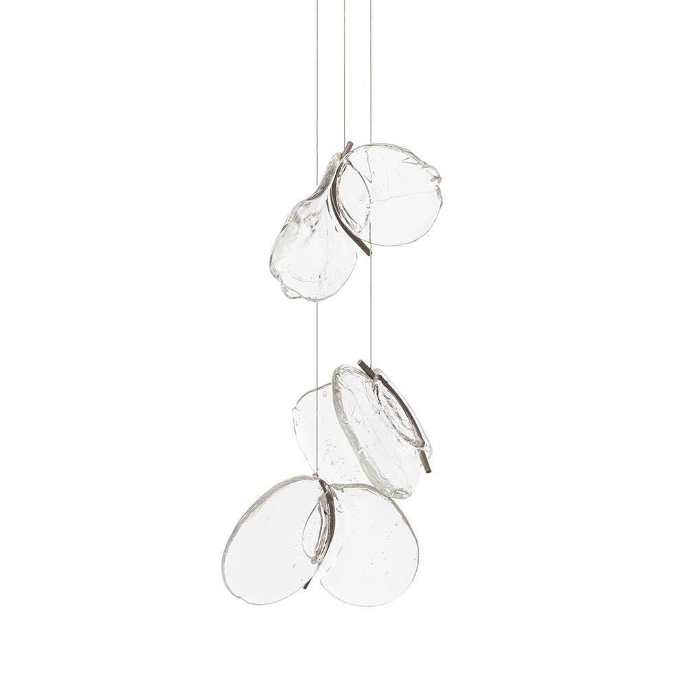 Bocci 141 Random Pendelleuchte – 141.3 – 3 Pendel, Ø152 mm Baldachin rund
