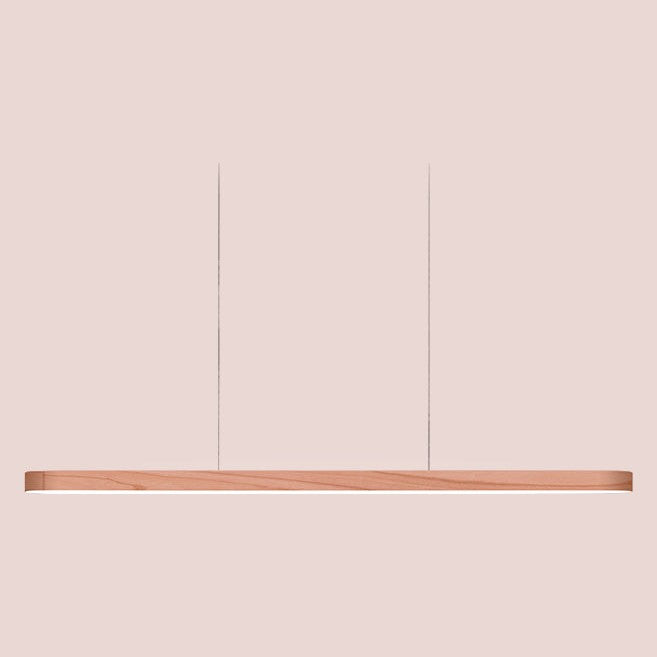 LZF I-Line Pendelleuchte – Furnier Zartrosa