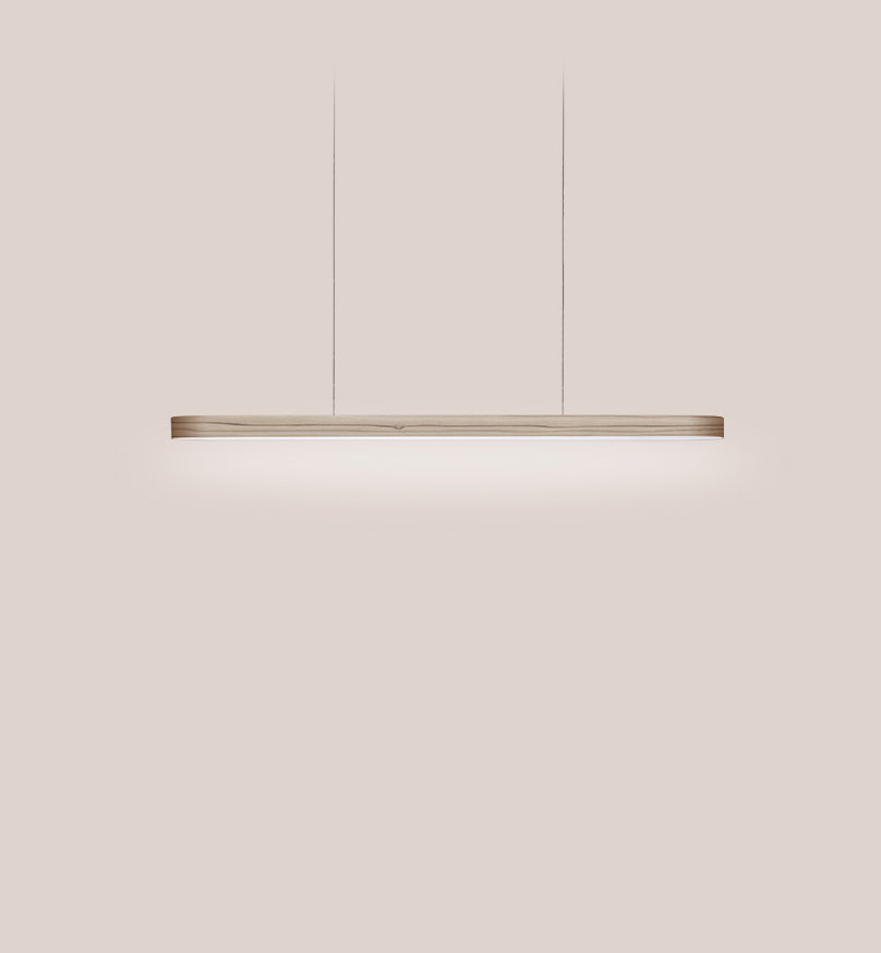 LZF I-Line Pendelleuchte – Furnier Grau