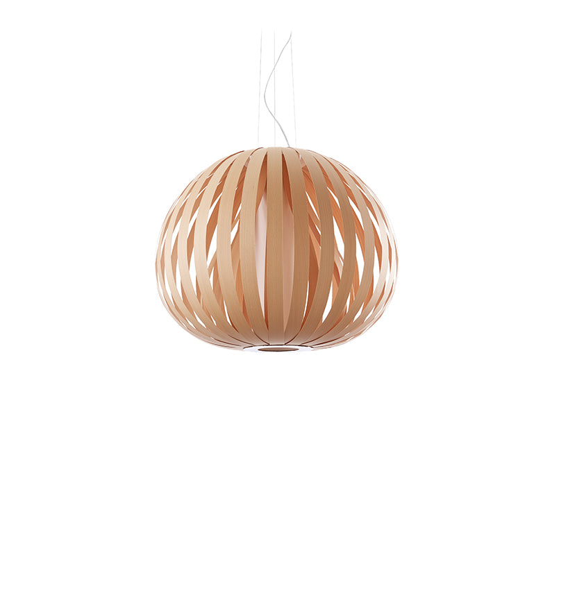 LZF Poppy Pendelleuchte – Furnier Buche natur