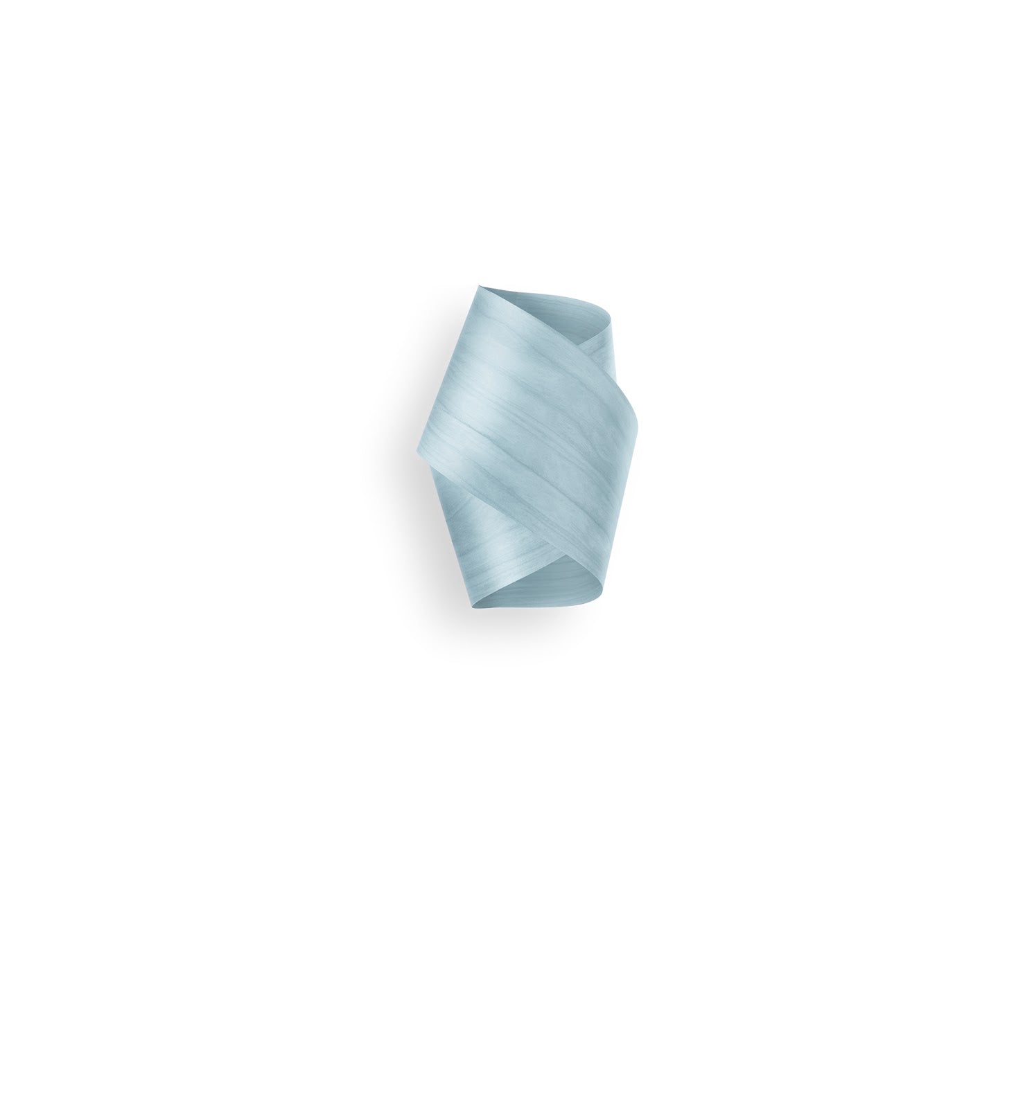 LZF Orbit Wandleuchte – Furnier Meeresblau