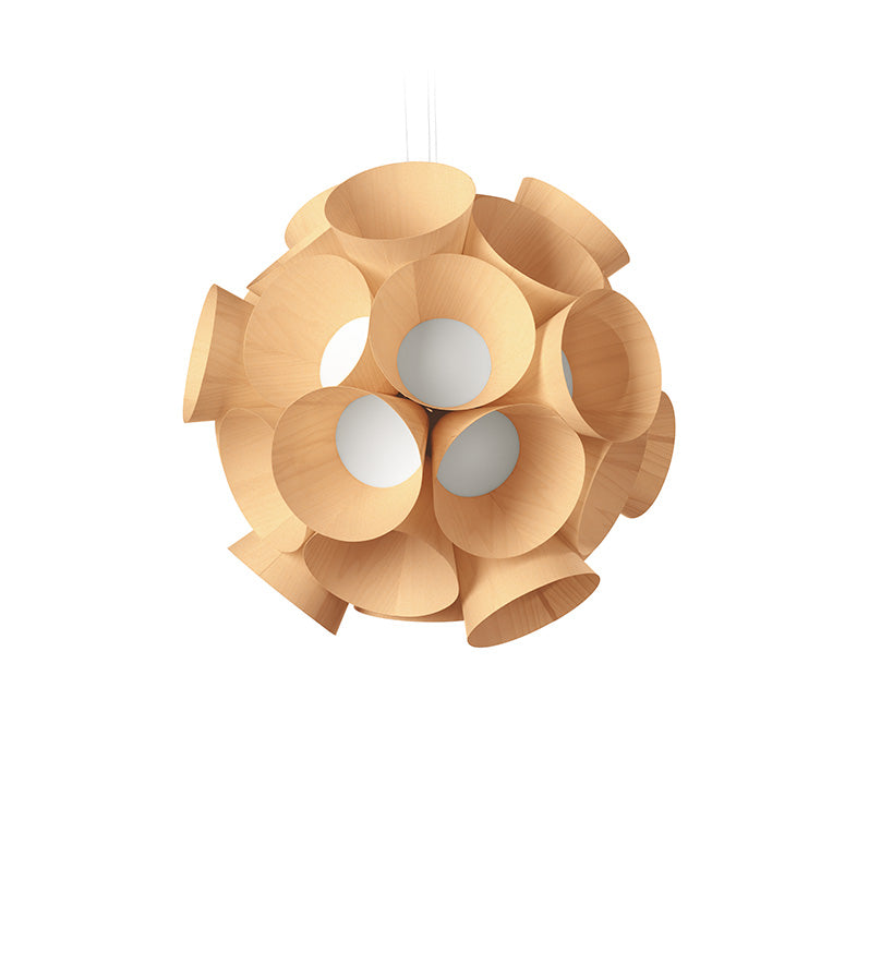 LZF Dandelion Pendelleuchte – Furnier Buche natur