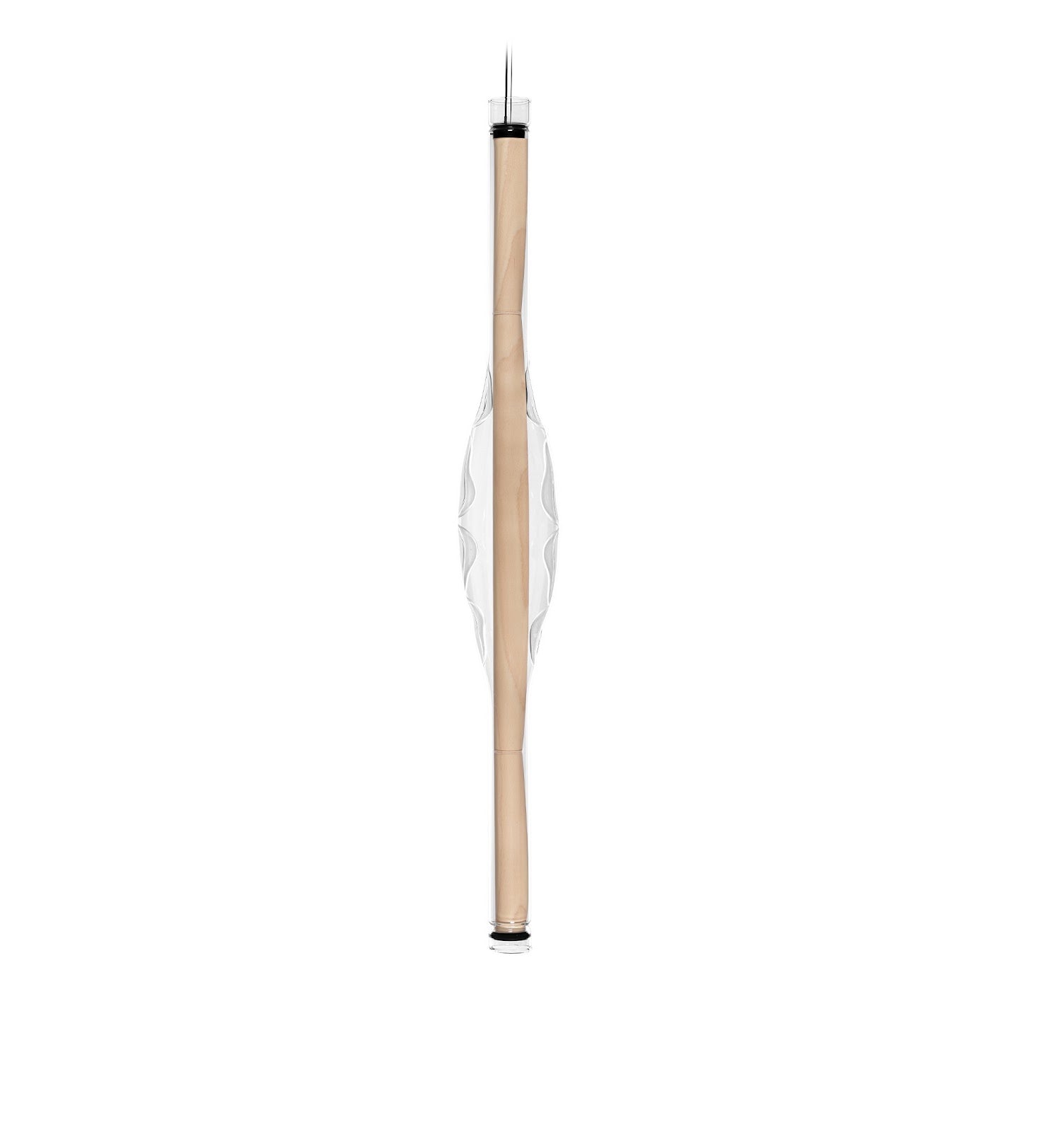 LZF Dune Vertical Pendelleuchte – Furnier Buche natur