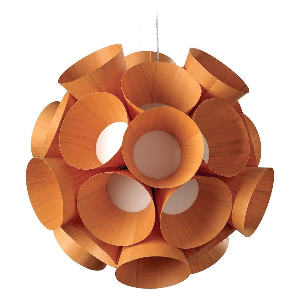 LZF Dandelion Pendelleuchte – Furnier Orange