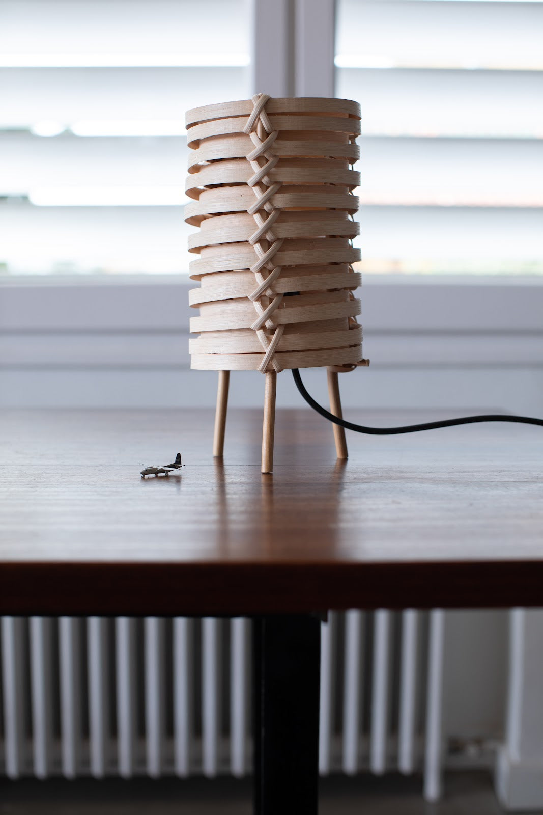 JUNCO Tischleuchte mini — Rattan, E14 – Produktansicht 8