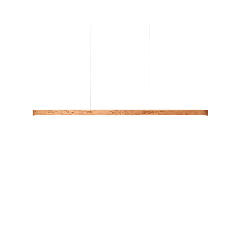 LZF I-Line Pendelleuchte – Furnier Kirsche natur