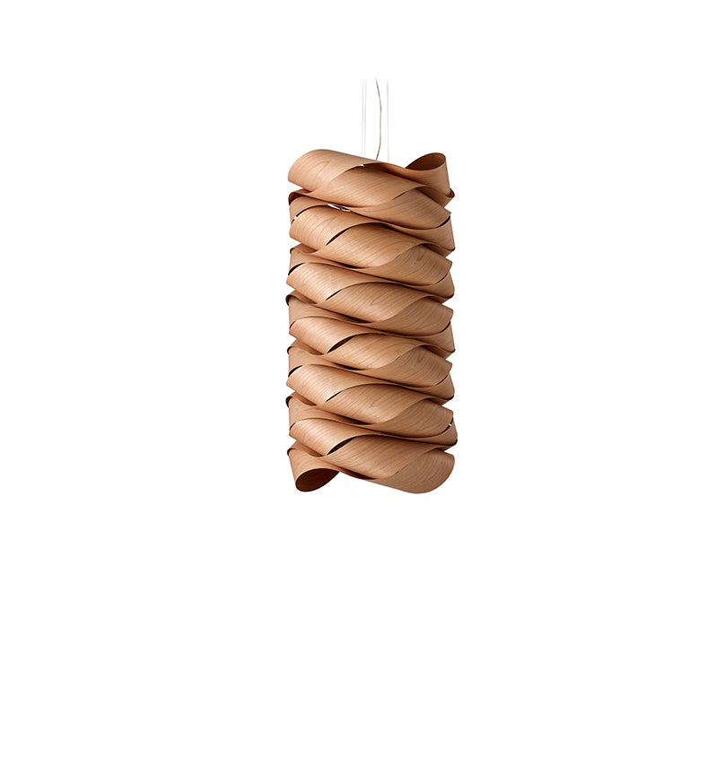 LZF Link Chain Pendelleuchte – Furnier Kirsche natur