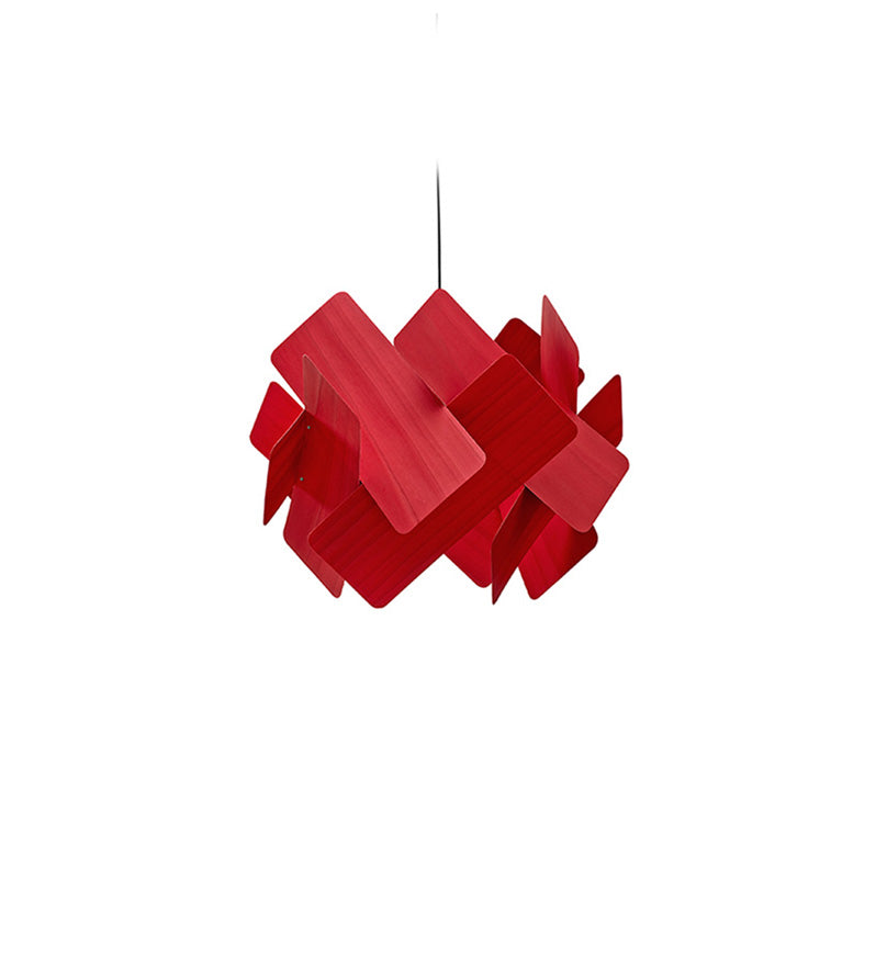 LZF Escape Pendelleuchte – Furnier Rot