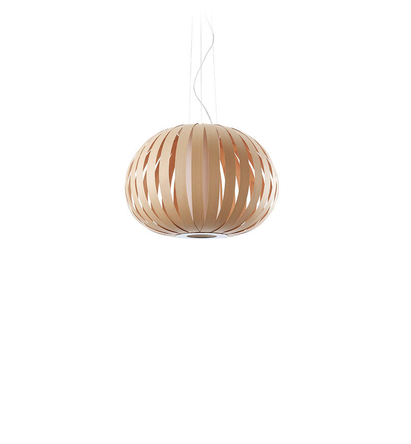 LZF Poppy Pendelleuchte – Furnier Buche natur