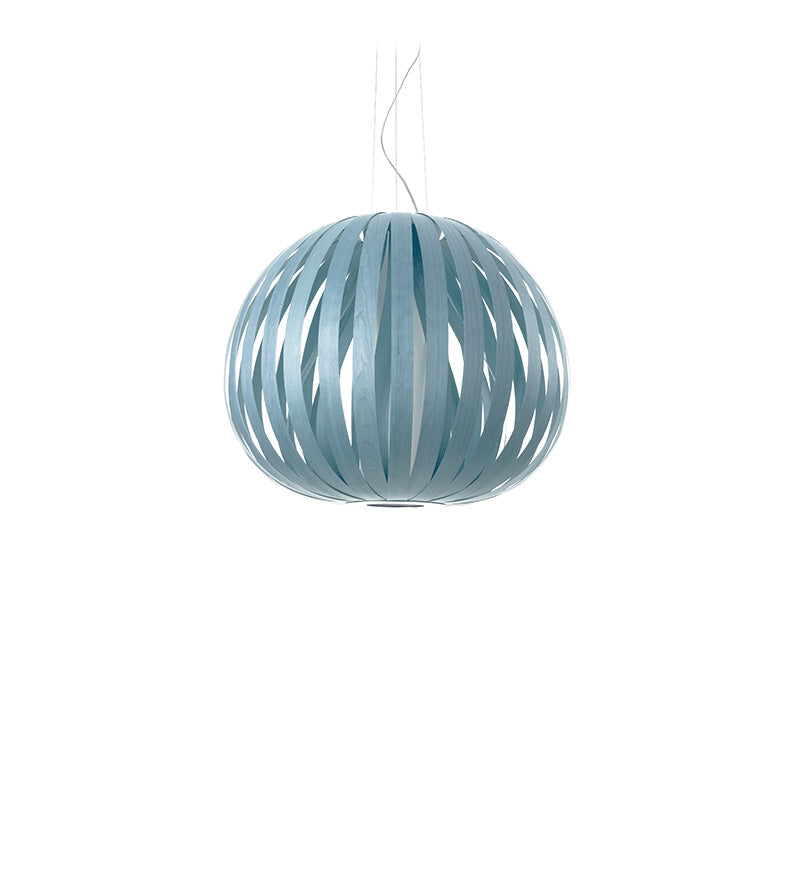 LZF Poppy Pendelleuchte – Furnier Meeresblau