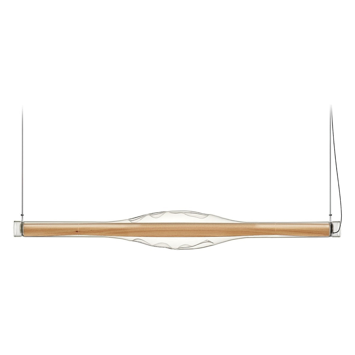 LZF Dune Horizontal Pendelleuchte – Furnier Buche natur