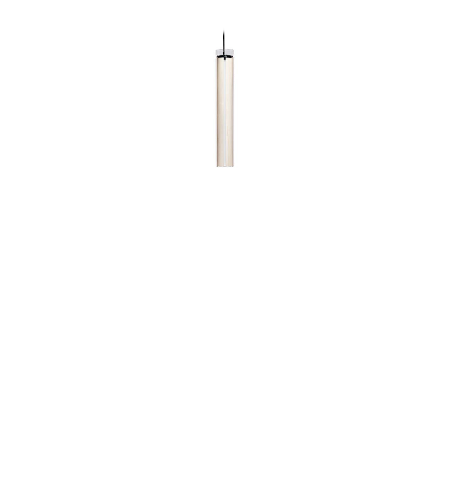 LZF Estela Vertical Pendelleuchte – Furnier Elfenbeinweiß