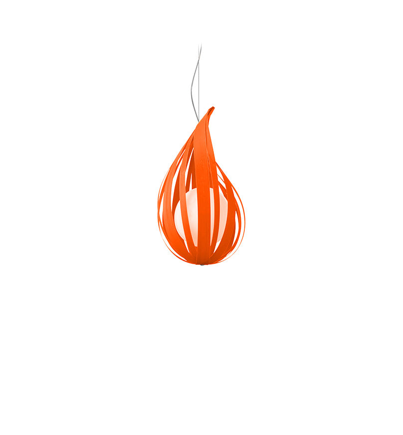 LZF Raindrop Pendelleuchte – Furnier Orange