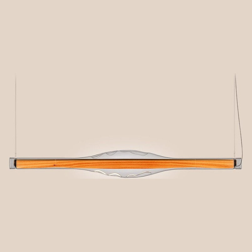 LZF Dune Horizontal Pendelleuchte – Furnier Buche natur