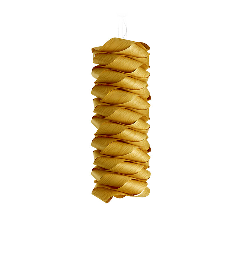 LZF Link Chain Pendelleuchte – Furnier Gelb