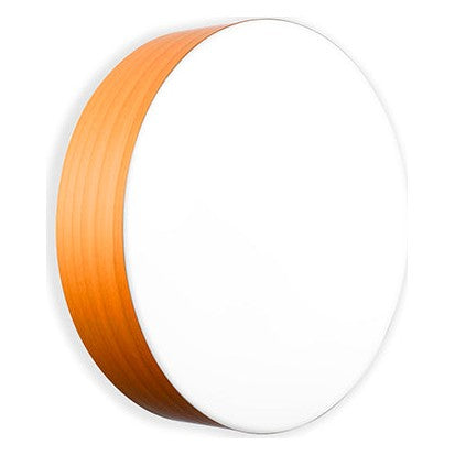 LZF Gea Wand- und Deckenleuchte – Furnier Orange