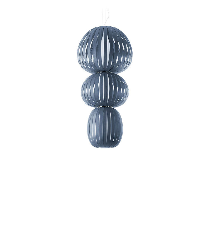 LZF Totem Pendelleuchte – Furnier Blau