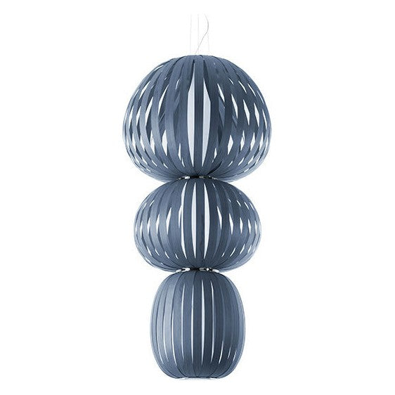 LZF Totem Pendelleuchte – Furnier Blau