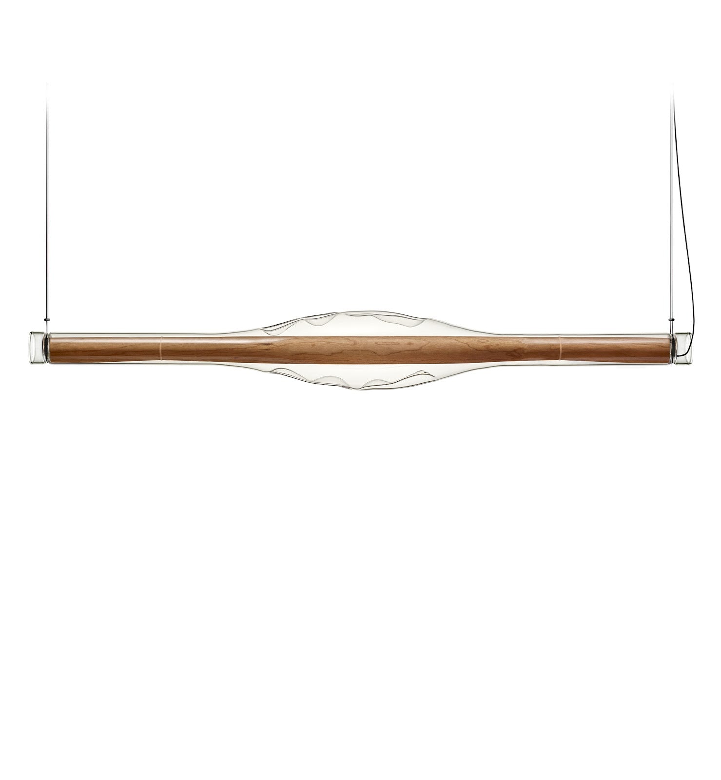 LZF Dune Horizontal Pendelleuchte – Furnier Kirsche natur