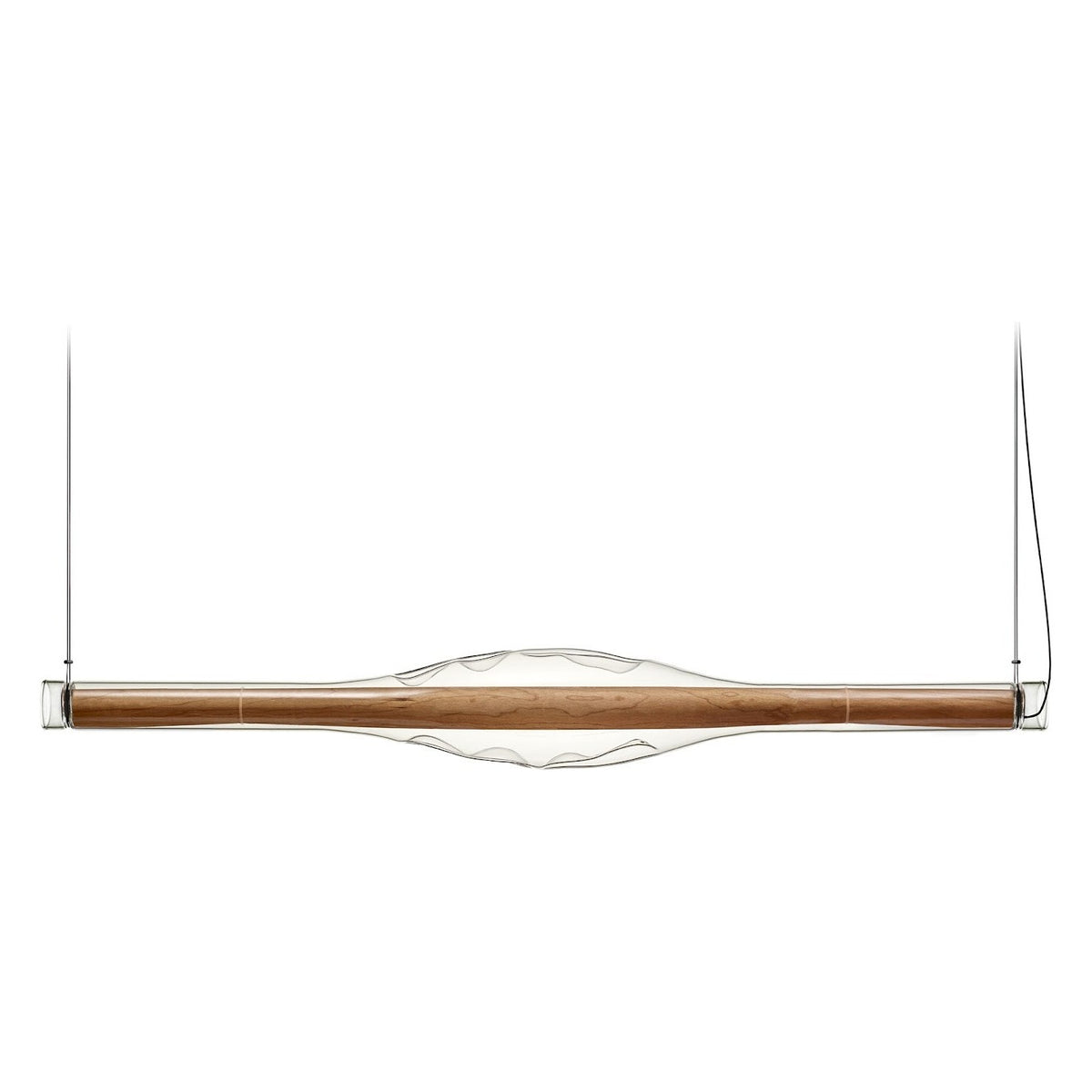 LZF Dune Horizontal Pendelleuchte – Furnier Kirsche natur