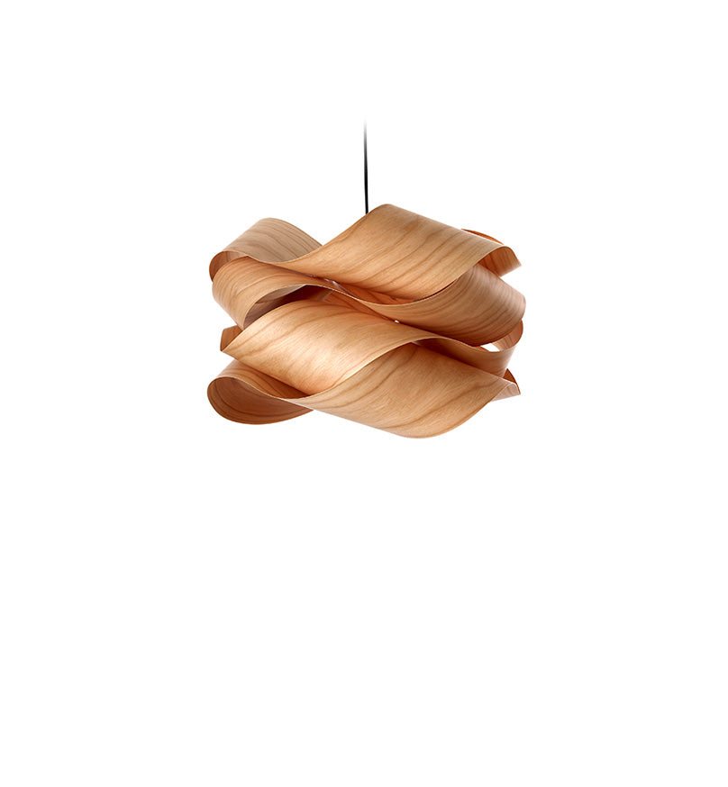 LZF Link Pendelleuchte – Furnier Kirsche natur