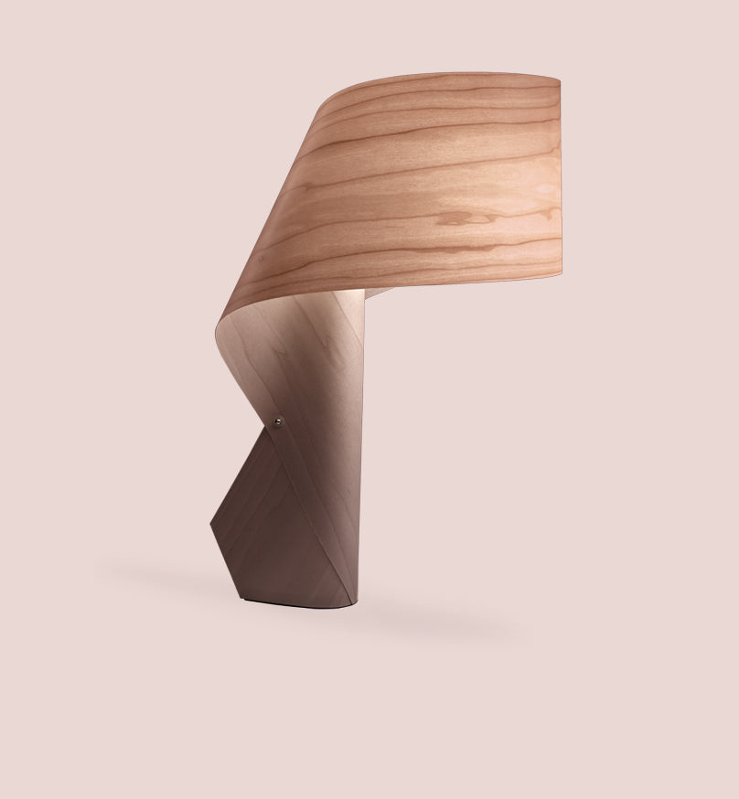 LZF Air Tischleuchte – Furnier Zartrosa