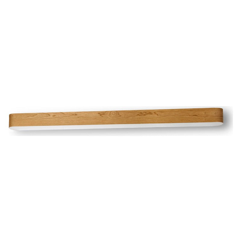 LZF I-Club Slim Wandleuchte – Furnier Kirsche natur