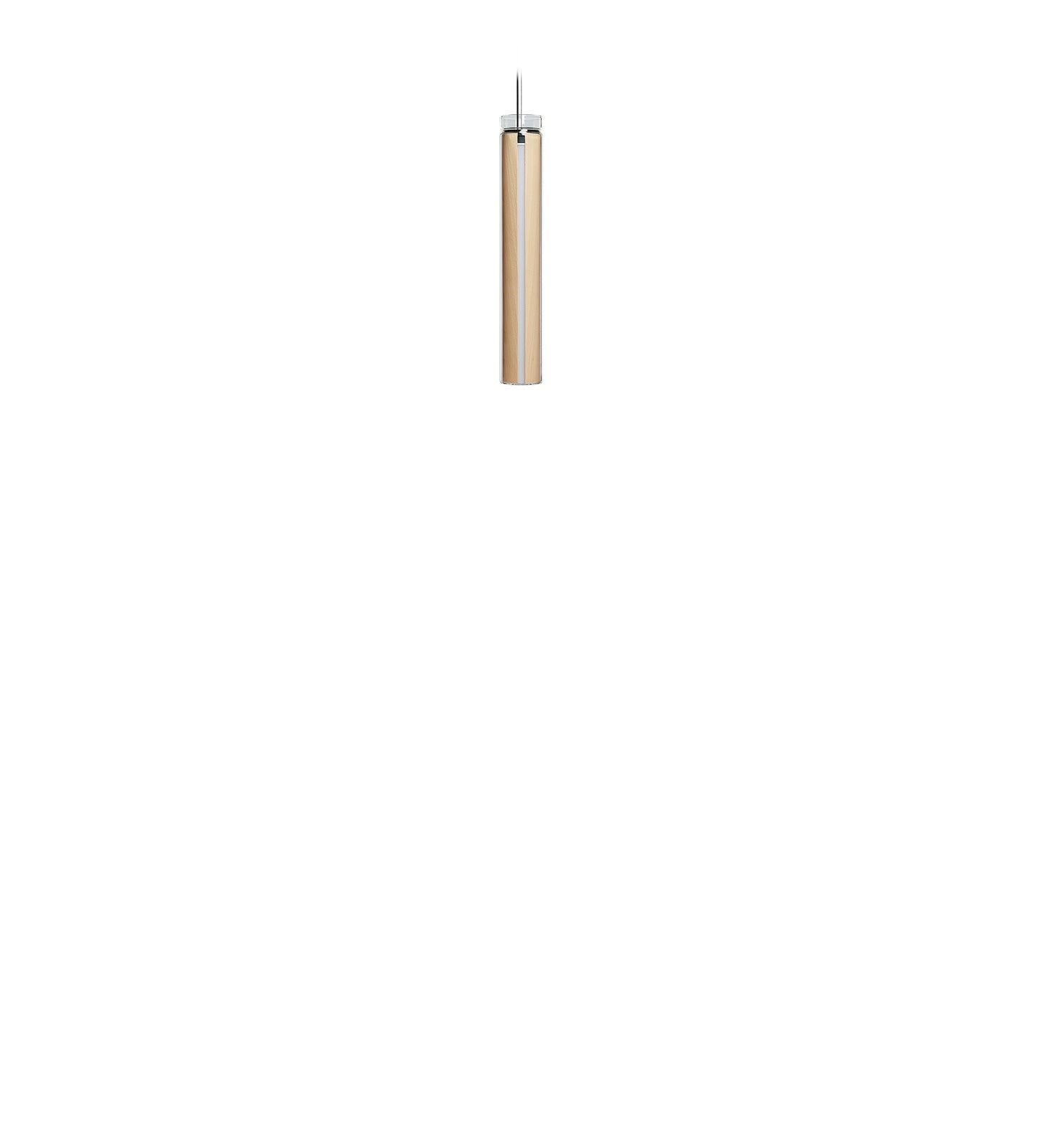 LZF Estela Vertical Pendelleuchte – Furnier Buche natur