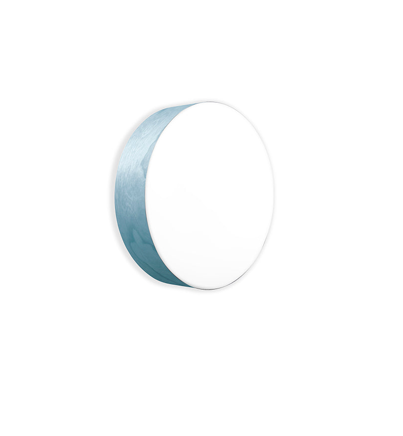 LZF Gea Wand- und Deckenleuchte – Furnier Meeresblau