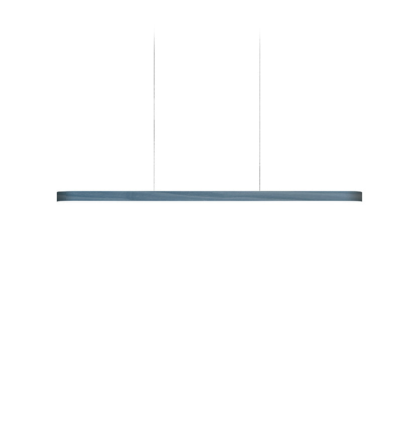 LZF I-Line Pendelleuchte – Furnier Blau