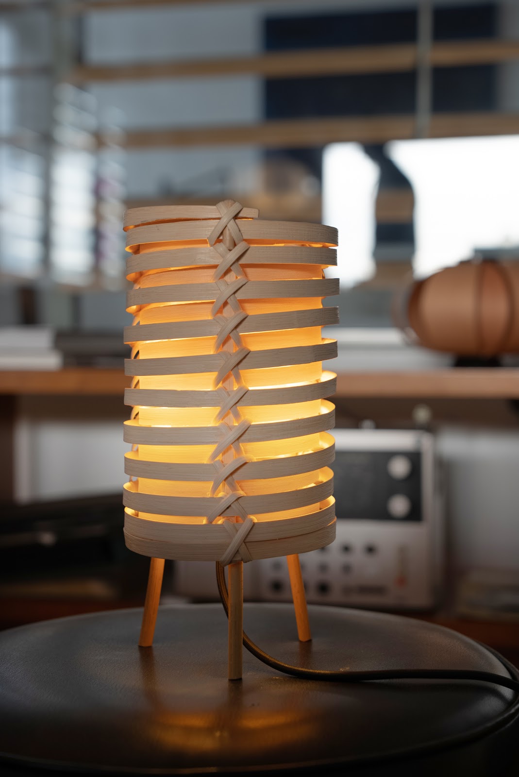 JUNCO Tischleuchte mini — Rattan, E14 – Produktansicht 9