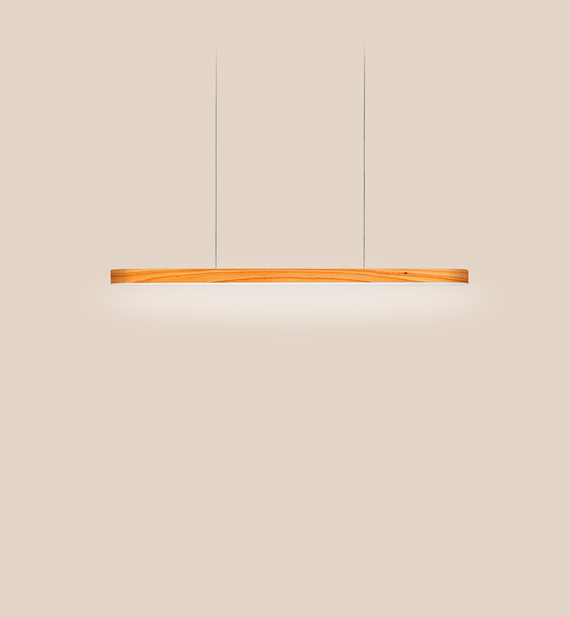 LZF I-Line Pendelleuchte – Furnier Buche natur