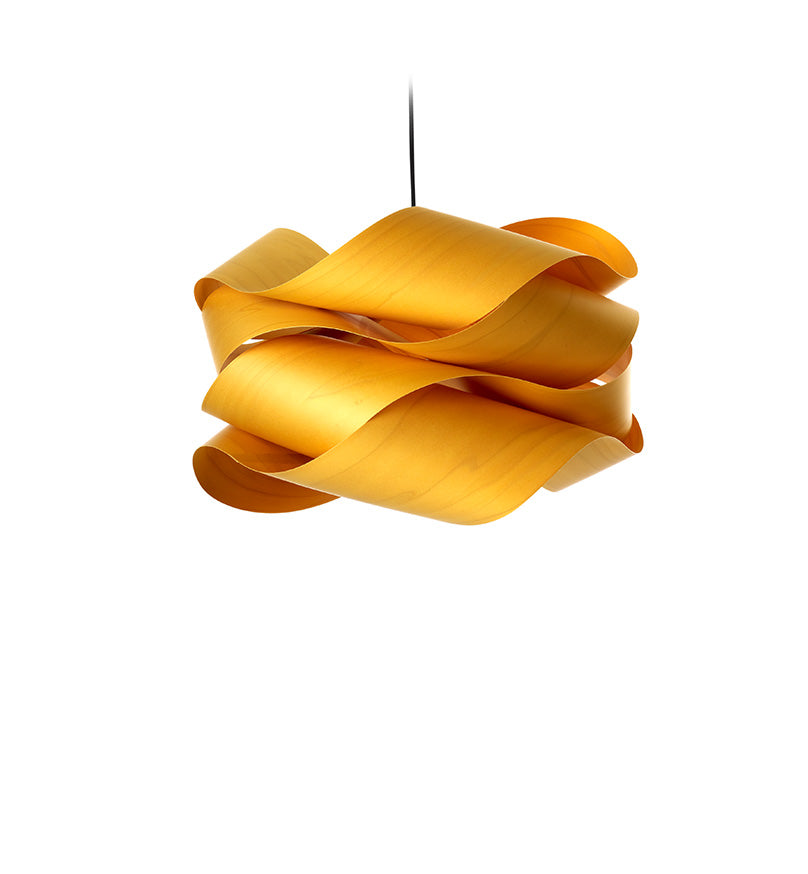 LZF Link Pendelleuchte – Furnier Gelb