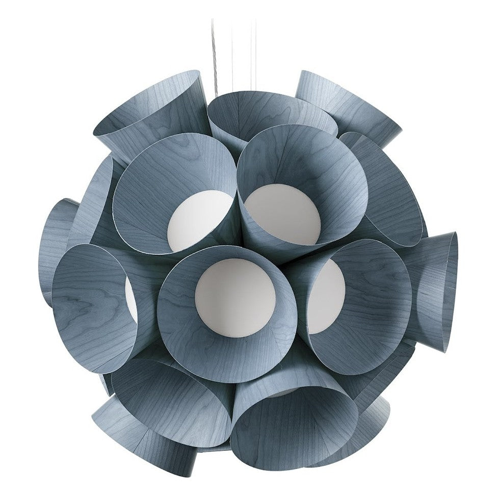LZF Dandelion Pendelleuchte – Furnier Blau