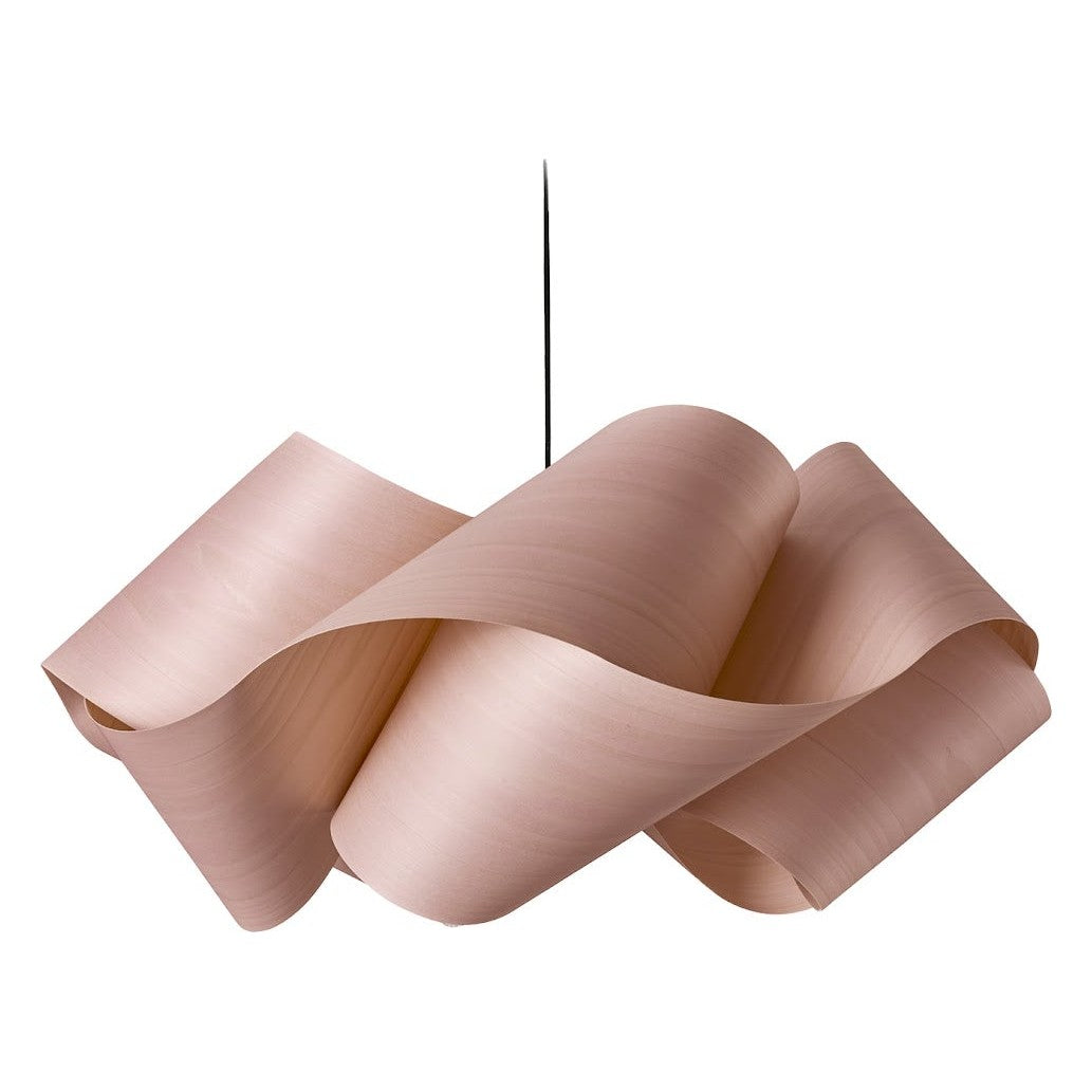 LZF Swirl Pendelleuchte – Furnier Zartrosa