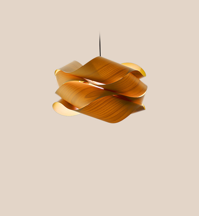 LZF Link Pendelleuchte – Furnier Buche natur