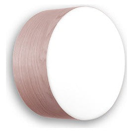 LZF Gea Wand- und Deckenleuchte – Furnier Zartrosa