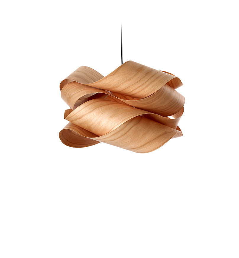 LZF Link Pendelleuchte – Furnier Kirsche natur