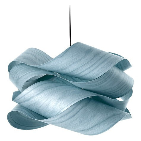 LZF Link Pendelleuchte – Furnier Meeresblau