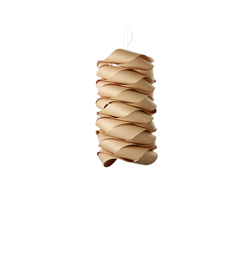 LZF Link Chain Pendelleuchte – Furnier Buche natur