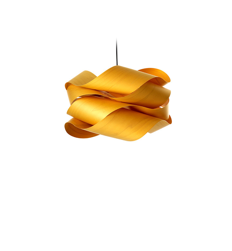 LZF Link Pendelleuchte – Furnier Gelb