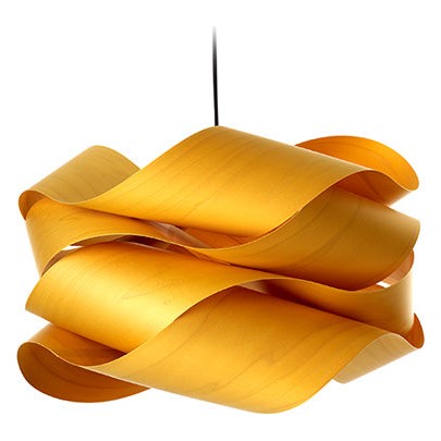LZF Link Pendelleuchte – Furnier Gelb